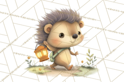 Whimsical Woodland Animals Clipart PNG, Cute Forest Creature Product Image 3