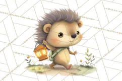 Whimsical Woodland Animals Clipart PNG, Cute Forest Creature Product Image 3