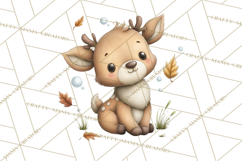 Whimsical Woodland Animals Clipart PNG, Cute Forest Creature Product Image 3