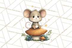 Whimsical Woodland Animals Clipart PNG, Cute Forest Creature Product Image 4