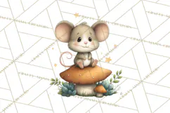 Whimsical Woodland Animals Clipart PNG, Cute Forest Creature Product Image 4
