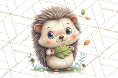 Whimsical Woodland Animals Clipart PNG, Cute Forest Creature Product Image 3