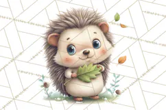 Whimsical Woodland Animals Clipart PNG, Cute Forest Creature Product Image 3
