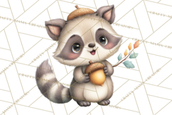 Whimsical Woodland Animals Clipart PNG, Cute Forest Creature Product Image 3