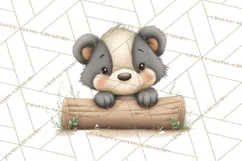 Whimsical Woodland Animals Clipart PNG, Cute Forest Creature Product Image 5