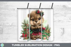 GorgeousWoodland Cute Christmas Tumbler design.