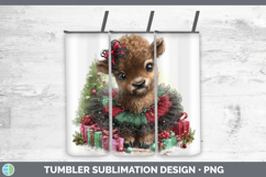 GorgeousWoodland Cute Christmas Tumbler design.