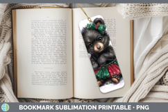 GorgeousWoodland Cute Christmas Bookmark design.