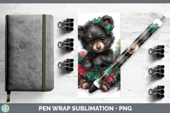 GorgeousWoodland Cute Christmas Pen Wrap design.