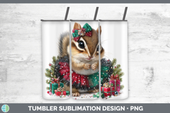 GorgeousWoodland Cute Christmas Tumbler design.