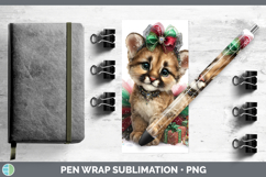 GorgeousWoodland Cute Christmas Pen Wrap design.