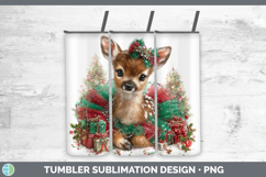 GorgeousWoodland Cute Christmas Tumbler design.