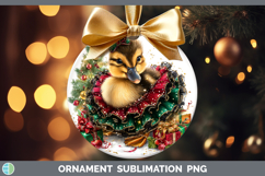 GorgeousWoodland Cute Christmas Ornament design.