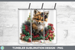 GorgeousWoodland Cute Christmas Tumbler design.