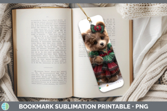 GorgeousWoodland Cute Christmas Bookmark design.