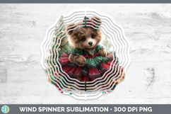 GorgeousWoodland Cute Christmas Wind Spinner design.
