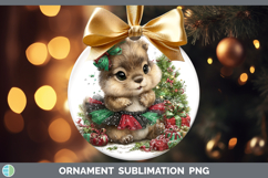 GorgeousWoodland Cute Christmas Ornament design.