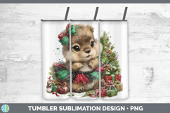 GorgeousWoodland Cute Christmas Tumbler design.