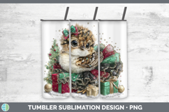 GorgeousWoodland Cute Christmas Tumbler design.