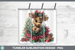 GorgeousWoodland Cute Christmas Tumbler design.