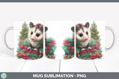 GorgeousWoodland Cute Christmas Mug Wrap design.