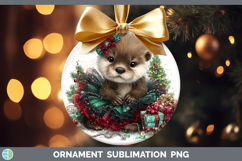 GorgeousWoodland Cute Christmas Ornament design.