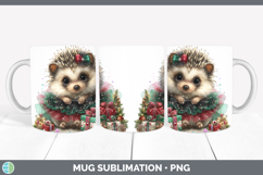 GorgeousWoodland Cute Christmas Mug Wrap design.