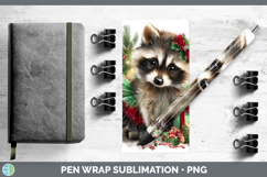 GorgeousWoodland Cute Christmas Pen Wrap design.