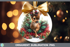 GorgeousWoodland Cute Christmas Ornament design.