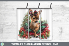 GorgeousWoodland Cute Christmas Tumbler design.