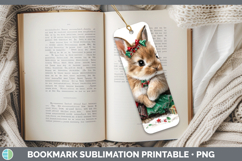 GorgeousWoodland Cute Christmas Bookmark design.