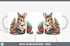 GorgeousWoodland Cute Christmas Mug Wrap design.