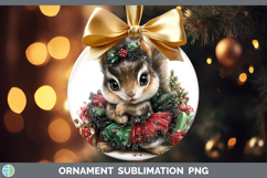 GorgeousWoodland Cute Christmas Ornament design.