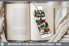 GorgeousWoodland Cute Christmas Bookmark design.
