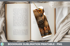 GorgeousWoodland Cute Thanksgiving Bookmark design.