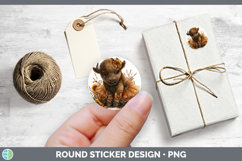 GorgeousWoodland Cute Thanksgiving Stickers design.