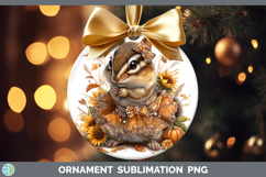 GorgeousWoodland Cute Thanksgiving Ornament design.