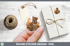 GorgeousWoodland Cute Thanksgiving Stickers design.