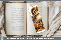 GorgeousWoodland Cute Thanksgiving Bookmark design.