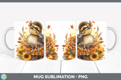 GorgeousWoodland Cute Thanksgiving Mug Wrap design.