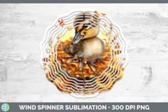 GorgeousWoodland Cute Thanksgiving Wind Spinner design.