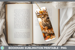 GorgeousWoodland Cute Thanksgiving Bookmark design.