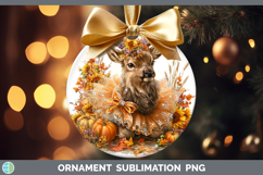 GorgeousWoodland Cute Thanksgiving Ornament design.