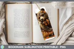 GorgeousWoodland Cute Thanksgiving Bookmark design.