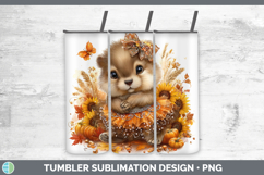 GorgeousWoodland Cute Thanksgiving Tumbler design.
