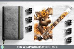 GorgeousWoodland Cute Thanksgiving Pen Wrap design.