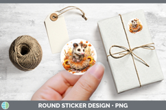 GorgeousWoodland Cute Thanksgiving Stickers design.