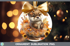 GorgeousWoodland Cute Thanksgiving Ornament design.