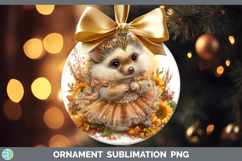 GorgeousWoodland Cute Thanksgiving Ornament design.