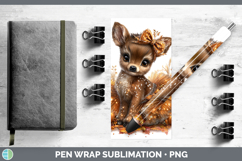 GorgeousWoodland Cute Thanksgiving Pen Wrap design.